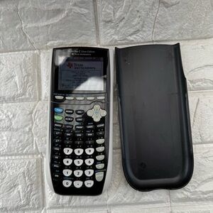 Texas Instruments TI-84 Plus C Silver Edition Black and Silver Calculator